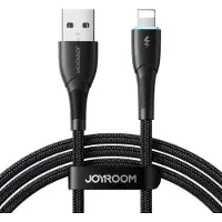 JOYROOM Starry Series SA32-AL3 3A USB-A / Lightning -kaapeli 1m - musta