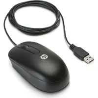 HP USB Optical Scroll Mouse -langallinen hiiri, musta
