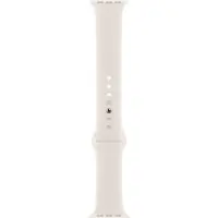 Apple Watch 46 mm tähtivalkea urheiluranneke, M/L