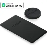 Chipolo Bundle Card Spot/One Spot Bluetooth-paikantimet, musta