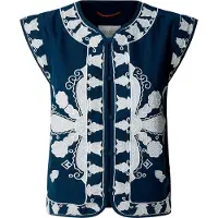 Pepe Jeans for woman. PL402531 Waistcoat Heaven navy (XS), Casual, Cotton