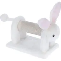 TIAKI Bunny -raapimistolppa kissoille valkoinen