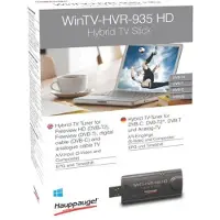 Hauppauge WinTV-HVR-935HD, Analoginen, DVB-C, DVB-T, DVB-T2, H.264, USB, Musta, Windows 10 Education, Windows 7 Enterprise, Windows 8, Windows 8.1, Wi (01588)