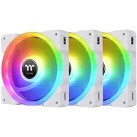 Thermaltake SWAFAN EX14 PWM RGB -tuuletinsarja, 140 mm, hydraulinen laakeri, 3 kpl, valkoinen
