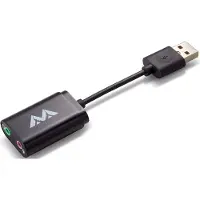 Modmic GDL-0424 ulkoinen USB-äänikortti - musta