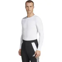 Adidas Baselayer Techfit - Valkoinen L/s, koko XX-Large