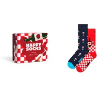Happy socks 2-Pack Wine Socks Gift Set - Red - 36-40