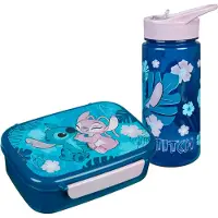 Disney Lunch Box And Water Bottle Set - Blue - ONE SIZE