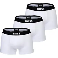 BOSS for man. 50544263 Pack 3 Boxers One Logo white (L), Homewear, Cotton