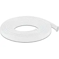DeLOCK – Braided Sleeve stretchable 5 m x 12 mm white (20694)