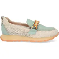 Hispanitas for woman. HV253948 Trainers Kansas beige (39), Leather, Flat, 1 to 3 cm, None, Casual, Multicolor