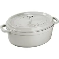 Staub White Truffle -pata, ovaali 4,2 l