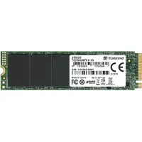 Transcend 256 gb 110s m.2 ssd 2280, pcie 3x4, 3d tlc, dram-less