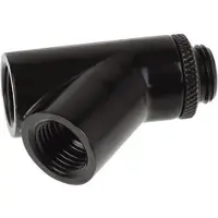 Alphacool Alphacool-adapteri, Y-kulma, 3 x G1/4 musta, 17401
