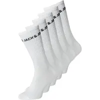 Jack & Jones Jacbasic Logo Tennis Sock 5 Pack Noos - White - ONE SIZE