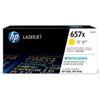 HP 657X alkuperäinen riittoisa keltainen LaserJet -värikasetti, 23000 sivua, Keltainen, 1 kpl