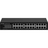 Zyxel Kytkin - - GS1100-24E - 24 Gigabit Ethernet - Ei hallittu - Ilman tuuletinta