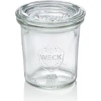 Weck Hillopurkki sis. matala 14cl 140ml Ø6x6.9cm 12kpl/pakkaus