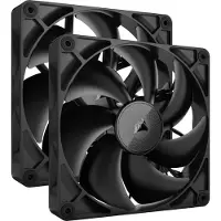 Corsair iCUE LINK RX140 140mm PWM Fan Twin Starter Kit, musta