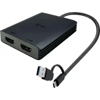 ITEC CADUAL4KHDMI, 0,27 m, USB Type-A/USB Type-C, 2 x HDMI, Uros, Naaras, 3840 x 2160 pikseliä