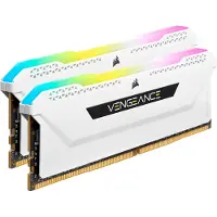 Corsair Vengeance RGB Pro , 32 GB, 2 x 16 GB, DDR4, 3200 MHz, 288-pin DIMM (CMH32GX4M2E3200C16W)