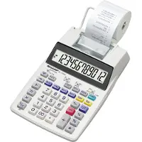 Sharp EL-1750V - Tulostuslaite - LCD - 12 cifre - akku, verkkolaite, verkkovirtalaite