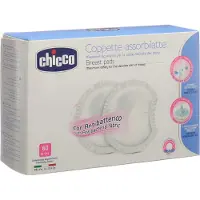 Chicco Breast Pads White kertakäyttöiset liivinsuojat 60 kpl