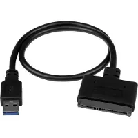 StarTech.com USB 3.1 Generation 2 - 2,5 tuuman SATA III USB312SAT3CB - Kiintolevysovitin, Musta