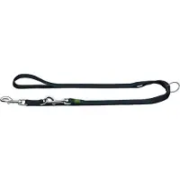 Hunter Vario Basic säädettävä talutushihna musta 200cm/15mm koiralle