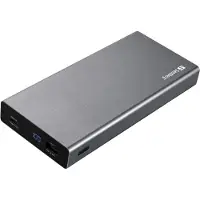 Sandberg USB-C PD 20000mAh, 100W -varavirtalähde, Harmaa
