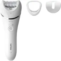 Philips Series 8000 BRE700/00 Wet & Dry -epilaattori, hopea, valkoinen