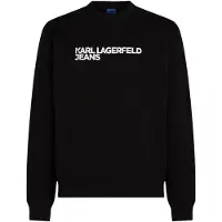 Karl lagerfeld JEANS Collegepaita musta / valkoinen