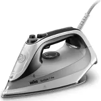 Braun TexStyle 7 Pro SI7149WB -höyrysilitysrauta, 2900 W, 0,3 l, valkoinen/musta