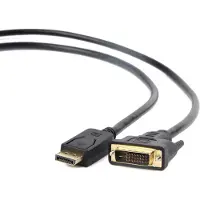 Gembird CC-DPM-DVIM-6, 1,8 m, DisplayPort, DVI, Uros, Uros, 1920 x 1080 pikseliä