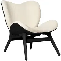 UMAGE A Conversation Piece Lepotuoli Black Oak/Teddy White