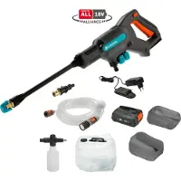 Gardena akkupainepesuri AquaClean 24/18V P4A; 18 V; 1x2,5 Ah akku