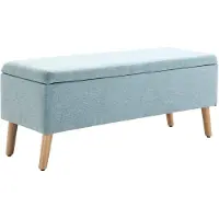 Aosom Pehmeä penkki säilytyslaatikolla Homcom 110x39x45cm, vihreä/vaaleanruskea