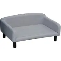 Aosom Koiranpeti PawHut 82x54x36cm, harmaa/musta värinen