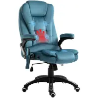 EStore Ergonominen sininen hierontatuoli toimistoon ja pelaamiseen