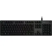Logitech Gaming G512 - Näppäimistö - bagbelyst - USB - US International - tastkontakt: GX Brown Tactile - kulsort