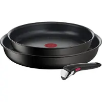 Tefal Ingenio Unlimited paistinpannusetti 3 osaa Musta