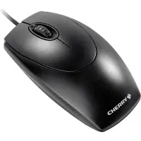 Cherry M-5450, Molempikätinen, Optinen, USB Type-A + PS/2, 1000 DPI, Musta