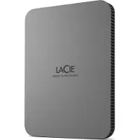 LaCie Mobile Drive Secure 2 Tt -ulkoinen HDD, harmaa