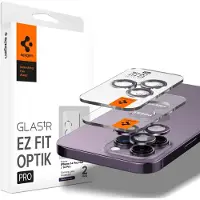 Spigen Glas.tR Ez Fit Optik Pro iPhone 14 Pro/14 Pro Max/15 Pro/15 Pro Max/16 Pro/16 Pro Max Kameralinssin Panssarilasi - 9H - Syvä violetti
