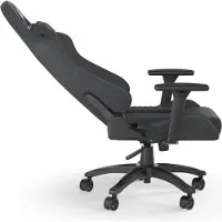 Corsair TC100 RELAXED Gaming Chair - Fabric, kangasverhoiltu pelituoli, musta/harmaa