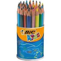 BIC Kids Evolution Triangle ECOlutions -kolmikulmaiset värityskynät - Useita värejä, 48 kpl pakkaus