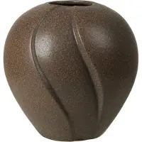 Broste Copenhagen Leda maljakko Ø15x15 cm Antique brown