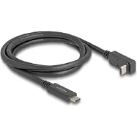 DeLOCK 80034, 1 m, USB C, USB C, USB 3.2 Gen 2 (3.1 Gen 2), 10 Gbit/s, Musta