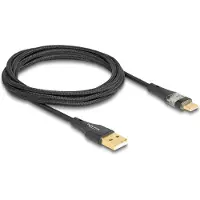 DeLOCK 80761, 2 m, USB A, USB C, USB 2.0, 0,48 Gbit/s, Musta