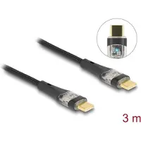 DeLOCK 80765, 3 m, USB C, USB C, USB 2.0, 0,48 Gbit/s, Musta
